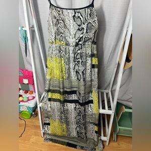 Vince Camino Snakeskin Pattern Maxi